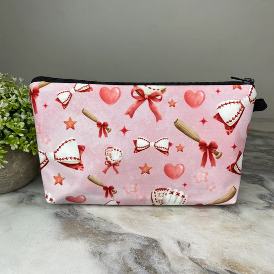 Baseball Bows Pouch