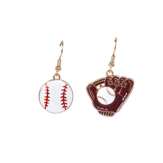 Baseball Earrings